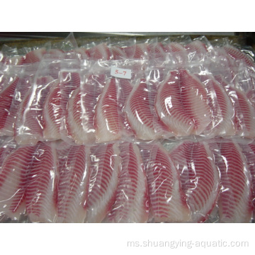 Tanpa tulang tanpa tulang beku tilapia fillet 5-7oz IVP